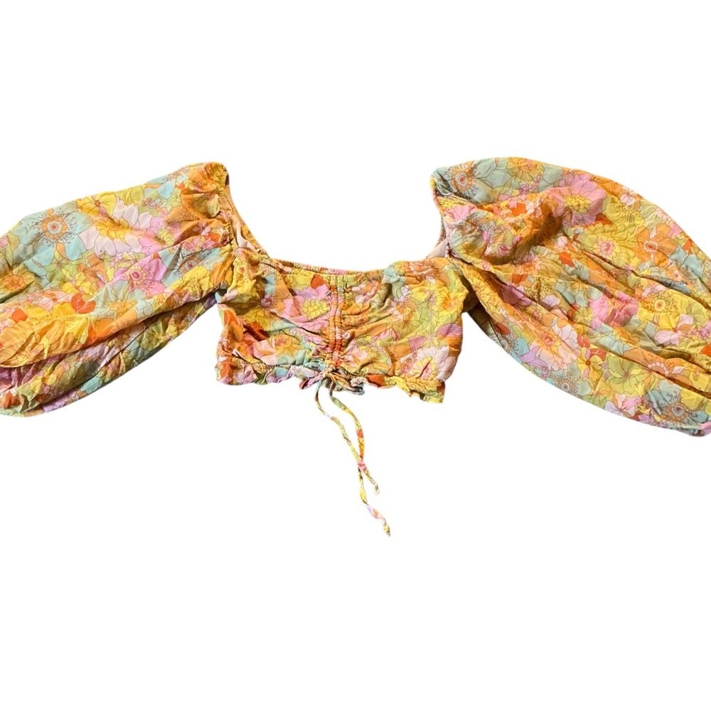 Show Me Your MuMu Multicolor Floral Blouse